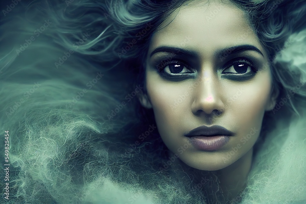 portrait of a woman, Generative Ai. portrait of a woman, Generative Ai.