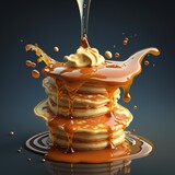 Pancakes with sirup, foodphotography