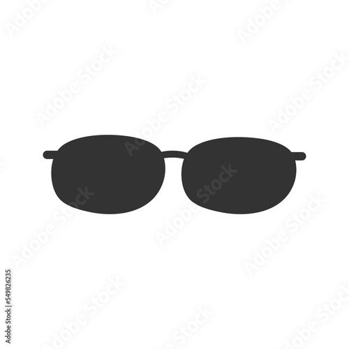 Clasical style eyeglasses icon. Optical accessory vector ilustration.