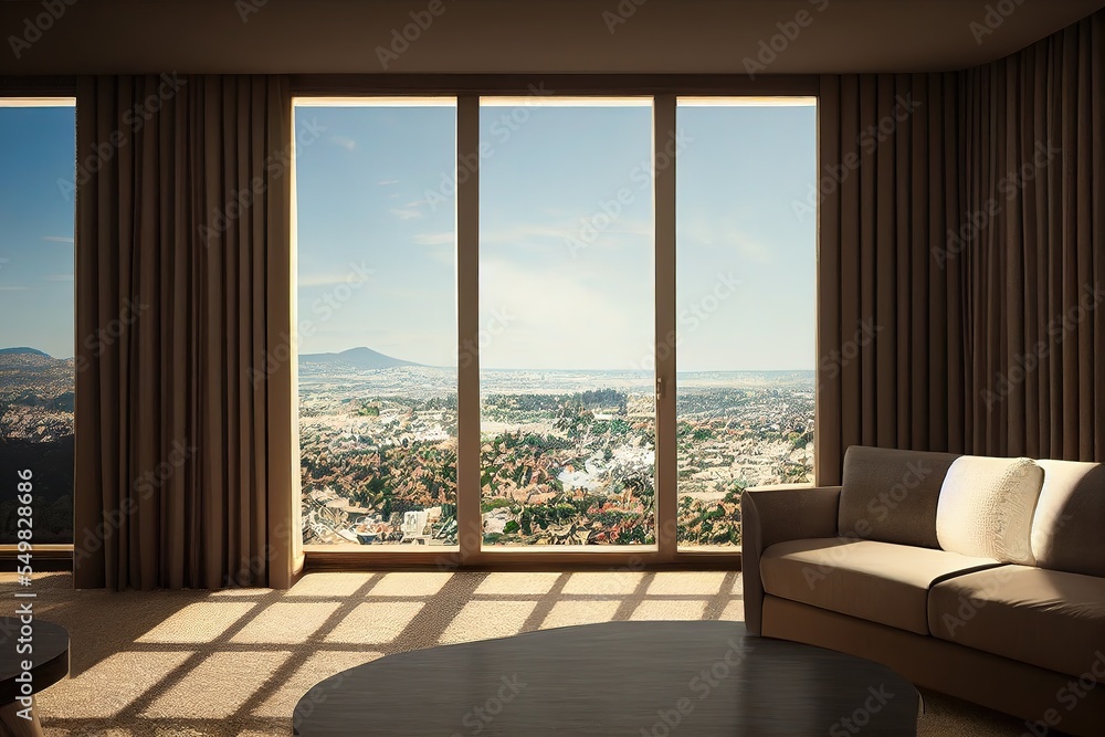 luxury presidential suite with beautiful view