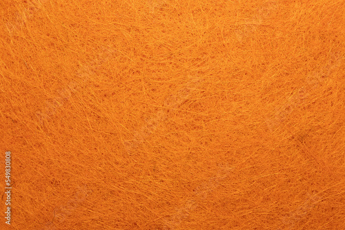 Fils de sisal non tissés de couleur orange pour fonds et arrière-plan.