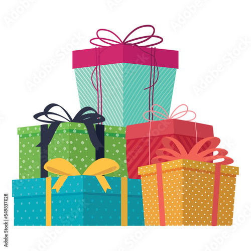 pile of five gifts