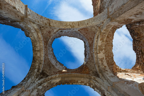 Ruins Of The Abbey Of Sant'Eustachio, Nervesa Della Battaglia, Italy