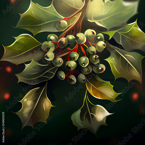 mistletoe background