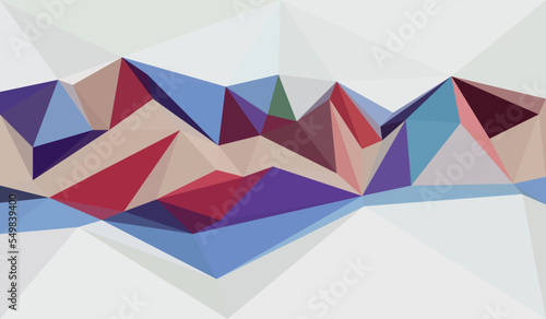 Colorful volumetric low poly elegant background, vector multicolor, luxury 3D illustration, backdrop, banner, poster wallpaper
