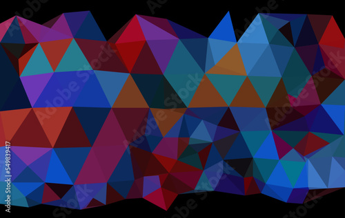 Colorful volumetric low poly elegant background, vector multicolor, luxury 3D illustration, backdrop, banner, poster wallpaper