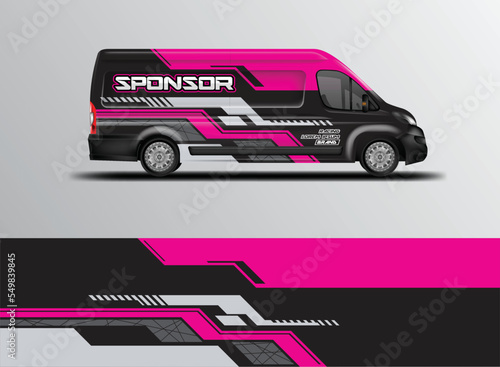 Van Wrap Livery design. Ready made printed wrap design for Van.