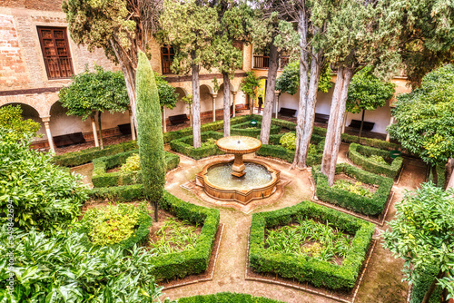 Gardens of Alhambra, Granada, Andalusia