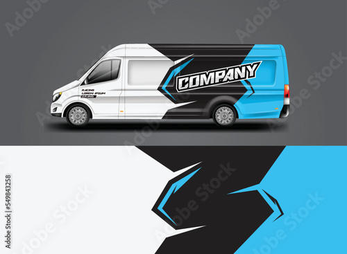 Van Wrap Livery design. Ready made printed wrap design for Van.