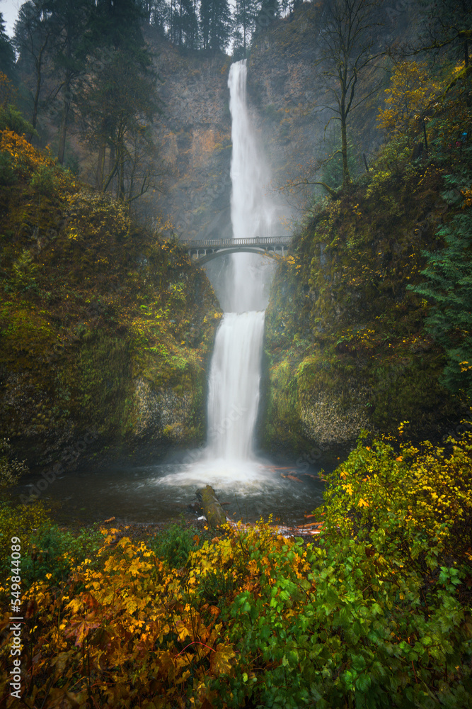 Fototapeta premium waterfall in fall