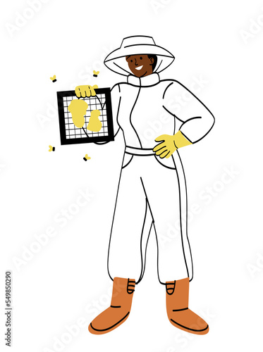 Professional worker concept