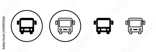 Bus icon vector illustration. bus sign and symbol. transport symbol