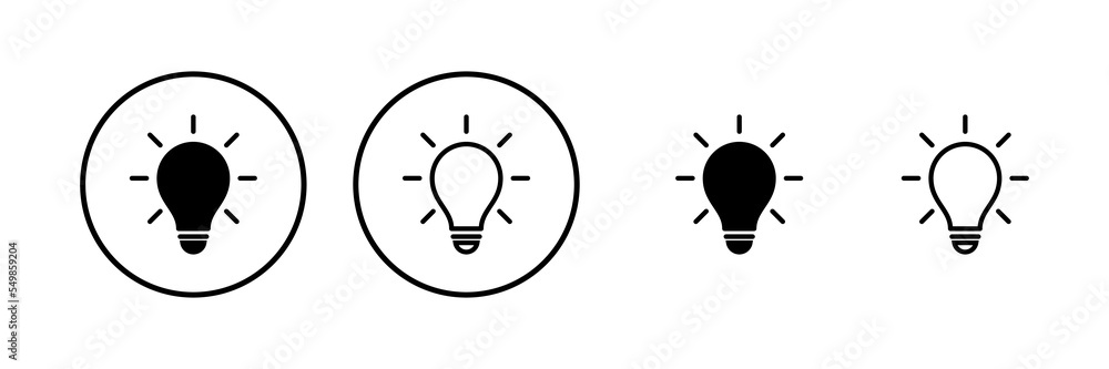 Lamp icon vector illustration. Light bulb sign and symbol. idea symbol. Lamp icon vector illustration. Light bulb sign and symbol. idea symbol.