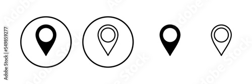 Pin icon vector illustration. Location sign and symbol. destination icon. map pin