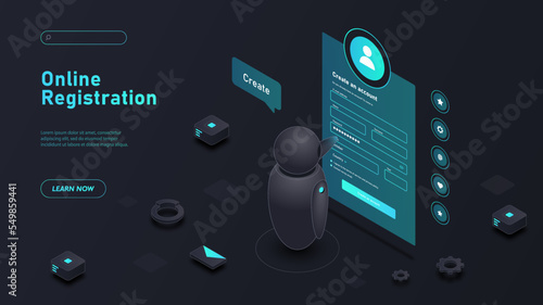 Robot online registration