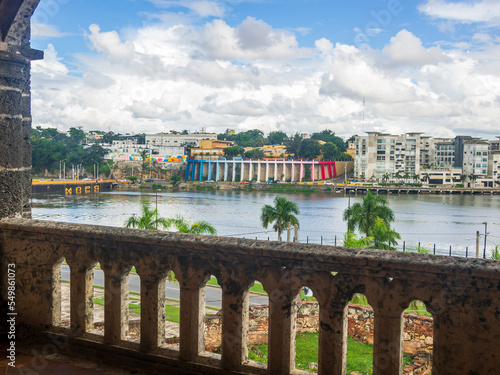 Santo Domingo, Dominican Republic, 11.24.2022: view of Ozama river. photo