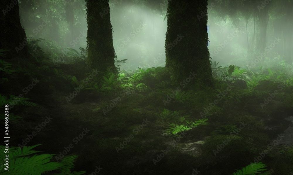 Obraz premium Rain Forest