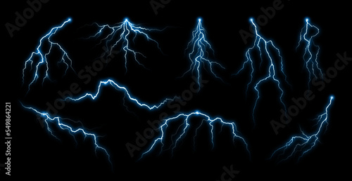 Obraz na plátně Lightning effect