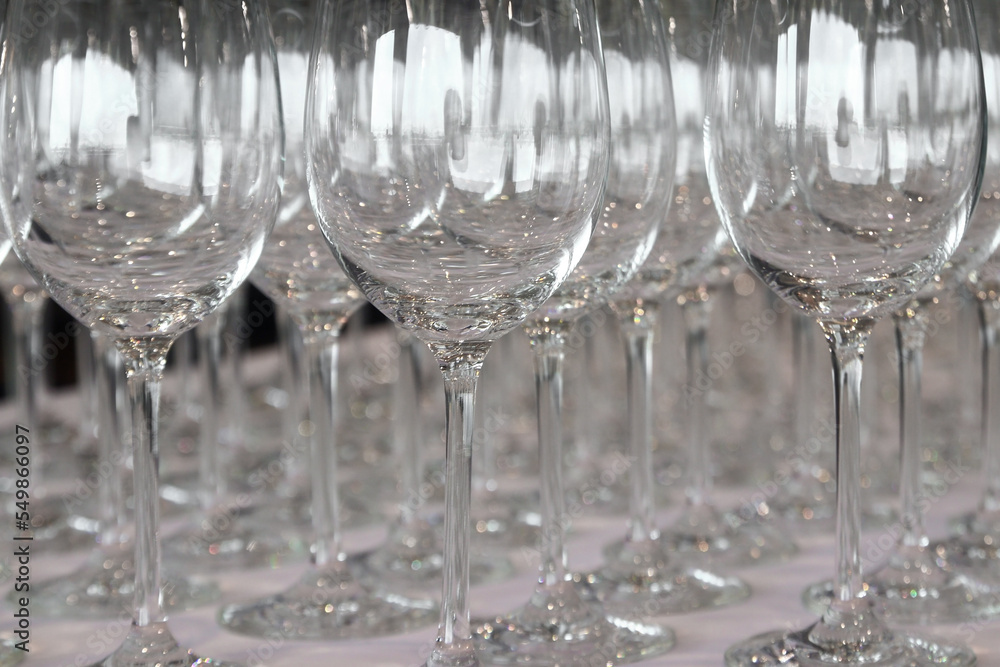 empty wine glasses empty wine glasses