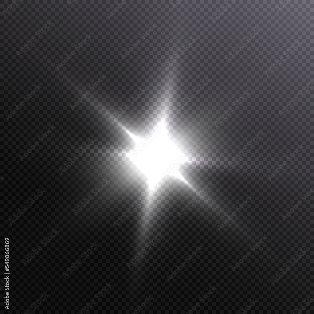 Bright light effect with rays and highlights for vector illustration.
Bright light effect with rays and highlights for vector illustration.