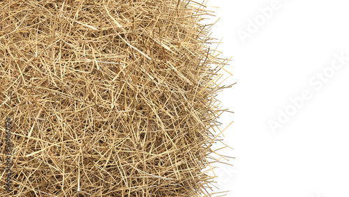 Foto hay bale isolated