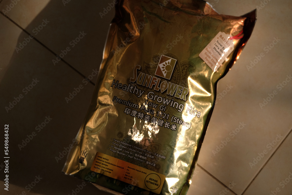 Kuala Lumpur Malaysia November 2022. Buying Sunflower Healthy Growing