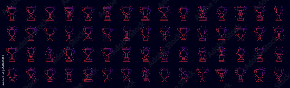Award nolan icons collection vector illustration design Award nolan icons collection vector illustration design
