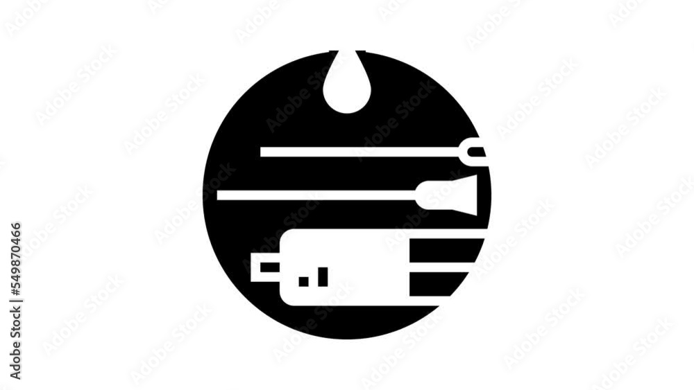 sharing needles hiv transmission glyph icon animation sharing needles hiv transmission glyph icon animation