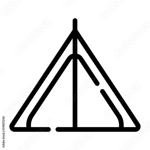 tarp line icon