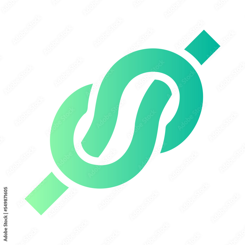 rope gradient icon rope gradient icon