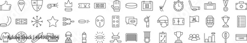 Hockey icons collection vector illustration design