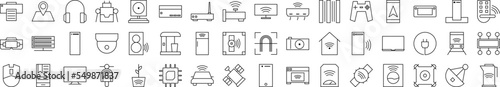 Internet things icons collection vector illustration design