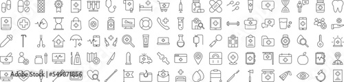Medical icons collection vector illustration design