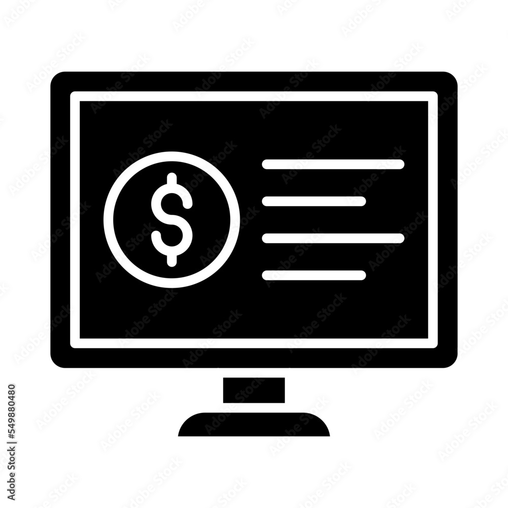Online Business Icon Online Business Icon