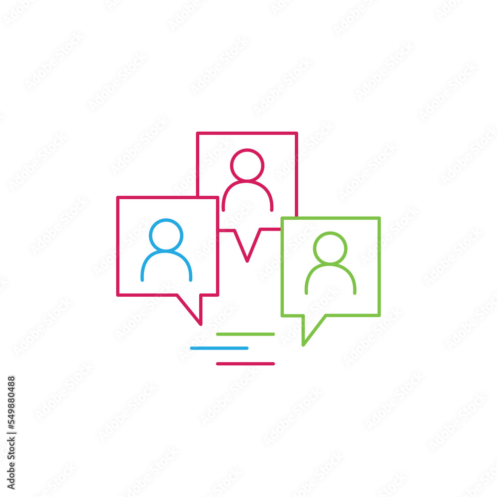 Focus group vector icon, tester symbol. Modern and simple flat vector illustration for website or mobile app Focus group vector icon, tester symbol. Modern and simple flat vector illustration for website or mobile app