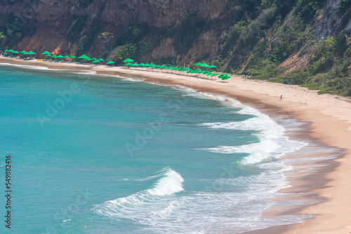 Dia de praia em Pipa, Rio Grande do Norte, Brasil.