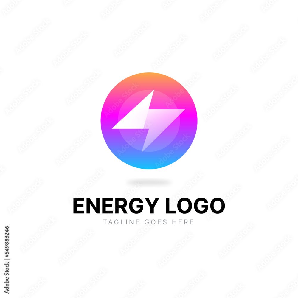 Flash Thunderbolt Energy Power Logo vector linear battery icon Flash Thunderbolt Energy Power Logo vector linear battery icon