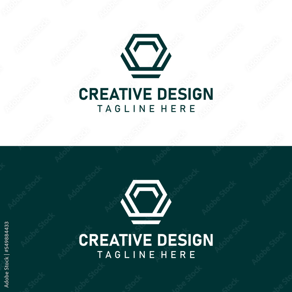 abstract diamond company logo branding design template abstract diamond company logo branding design template