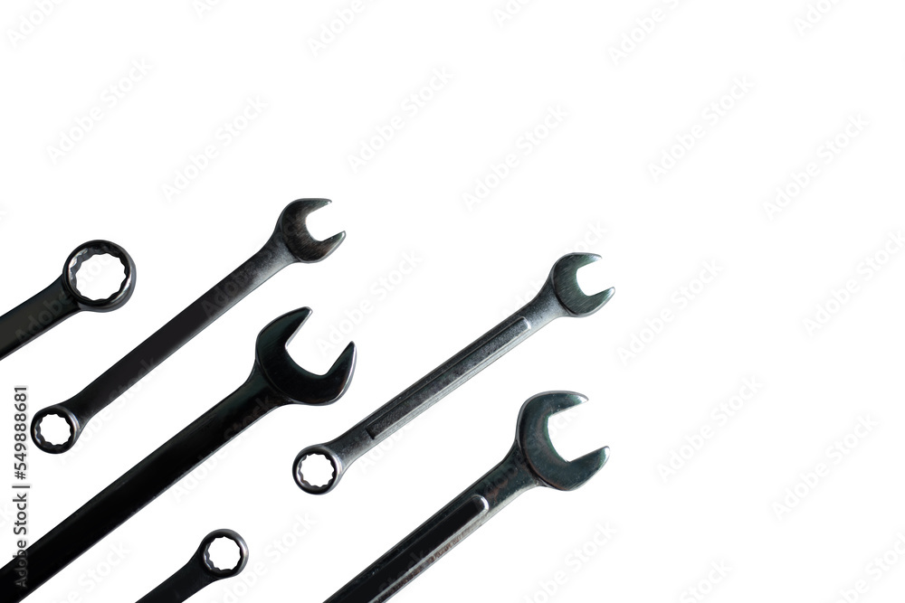 wrench on a white background,with clipping path wrench on a white background,with clipping path