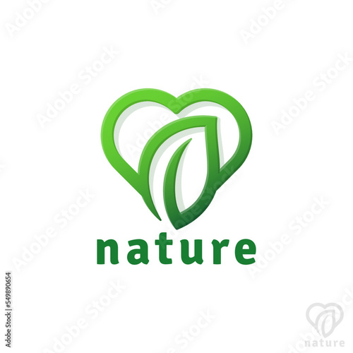 Nature Lover Logo Template With Line Style