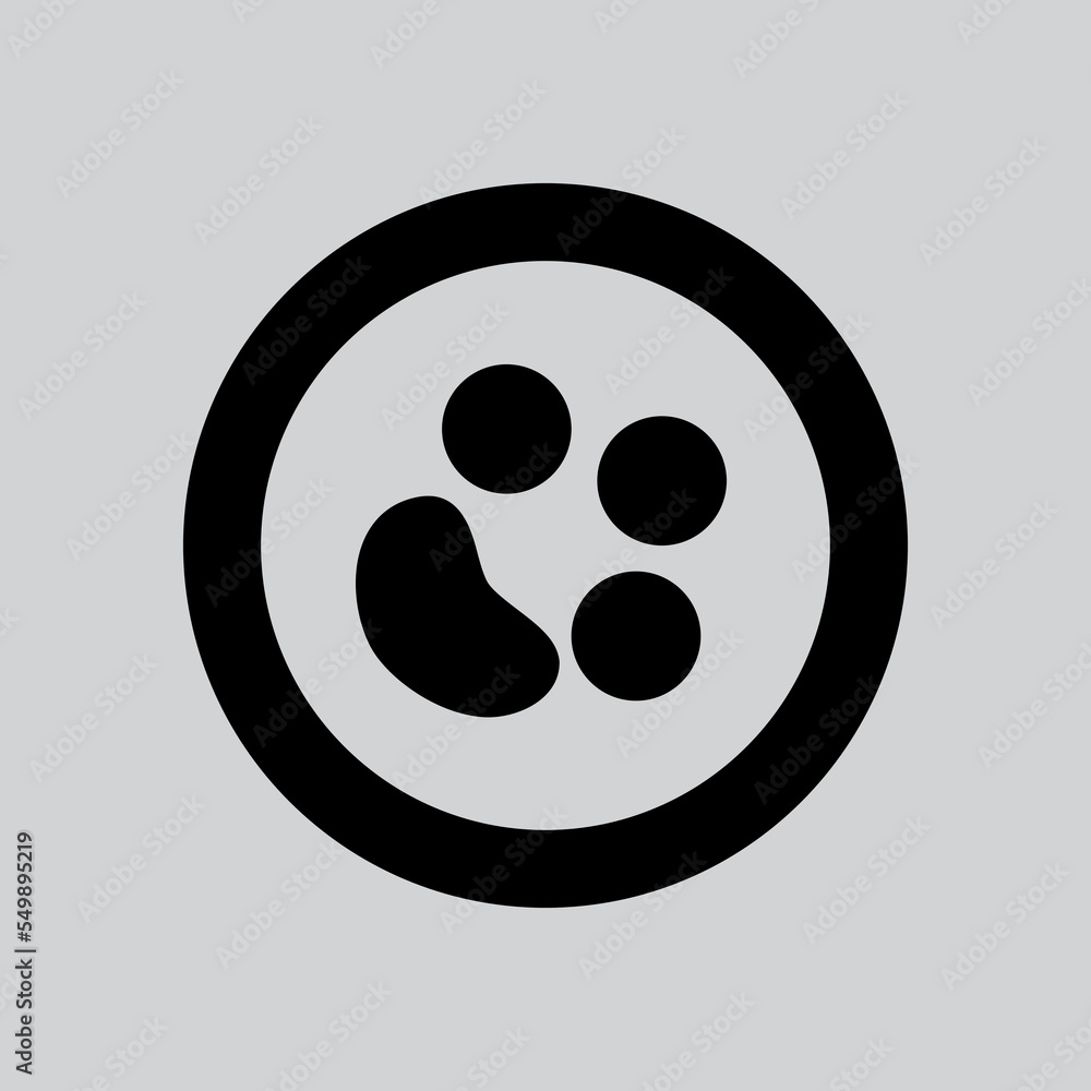 Petri dish icon in solid style about laboratory, use for website mobile app presentation Petri dish icon in solid style about laboratory, use for website mobile app presentation