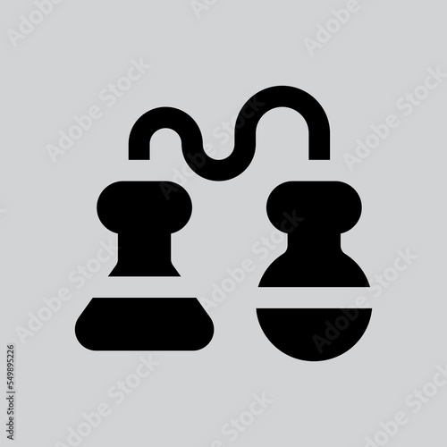 Distillation icon in solid style about laboratory, use for website mobile app presentation