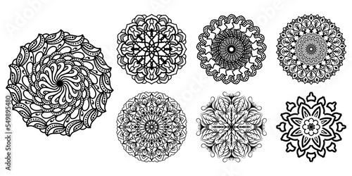 set of mandala