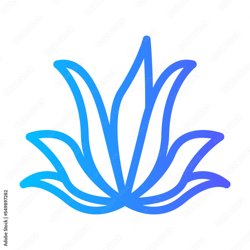 plant gradient icon plant gradient icon
