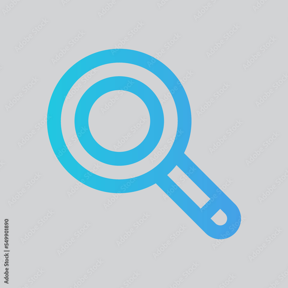 Loupe icon in gradient style about laboratory, use for website mobile app presentation Loupe icon in gradient style about laboratory, use for website mobile app presentation