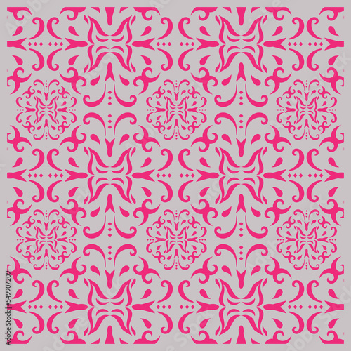 Vector seamless design ornament texture pattern background