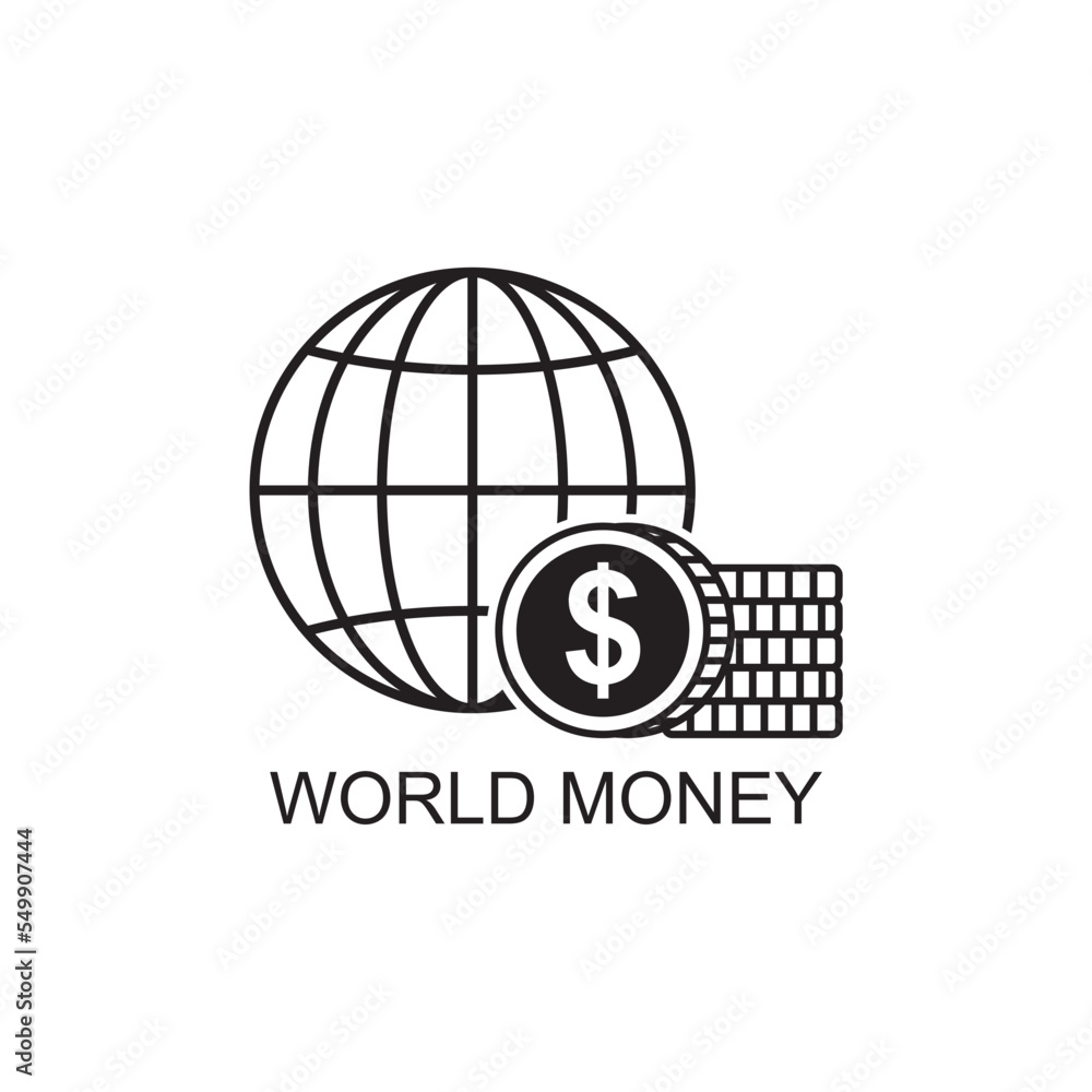 world money icon , business icon world money icon , business icon