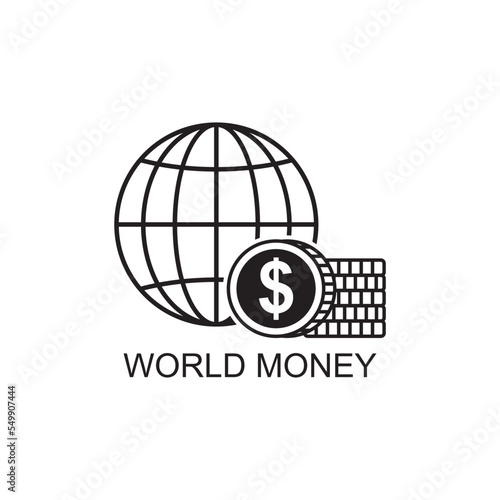 world money icon , business icon