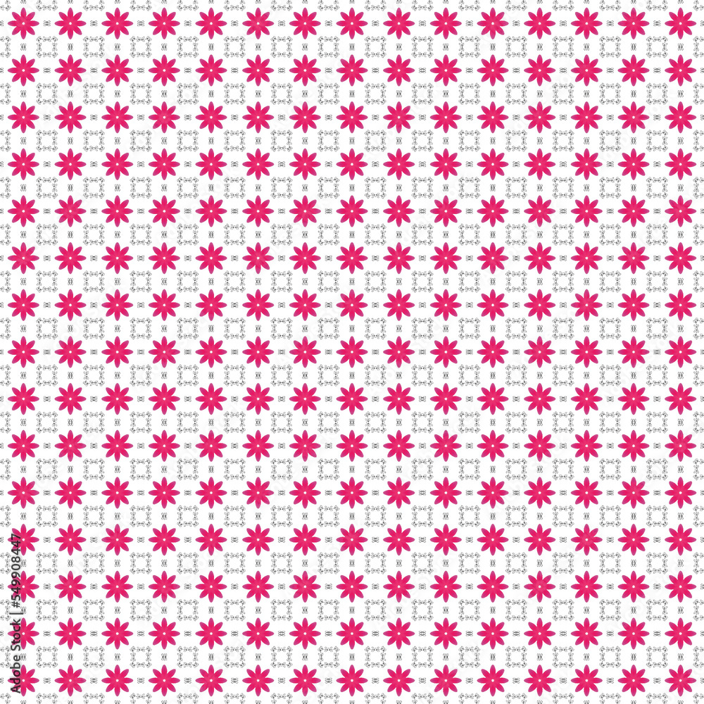 Fototapeta premium seamless pattern with flowers