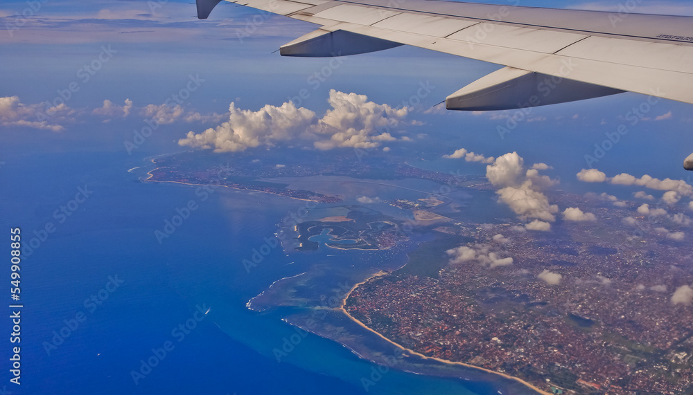 Obraz premium aerial view of Bali island